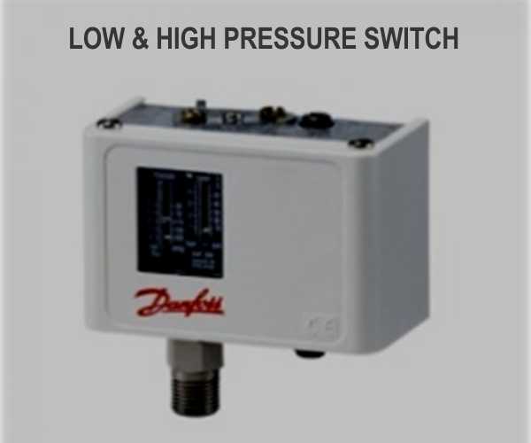 Low & High Pressure Switch, Plant Component